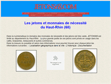Tablet Screenshot of jetons68.com